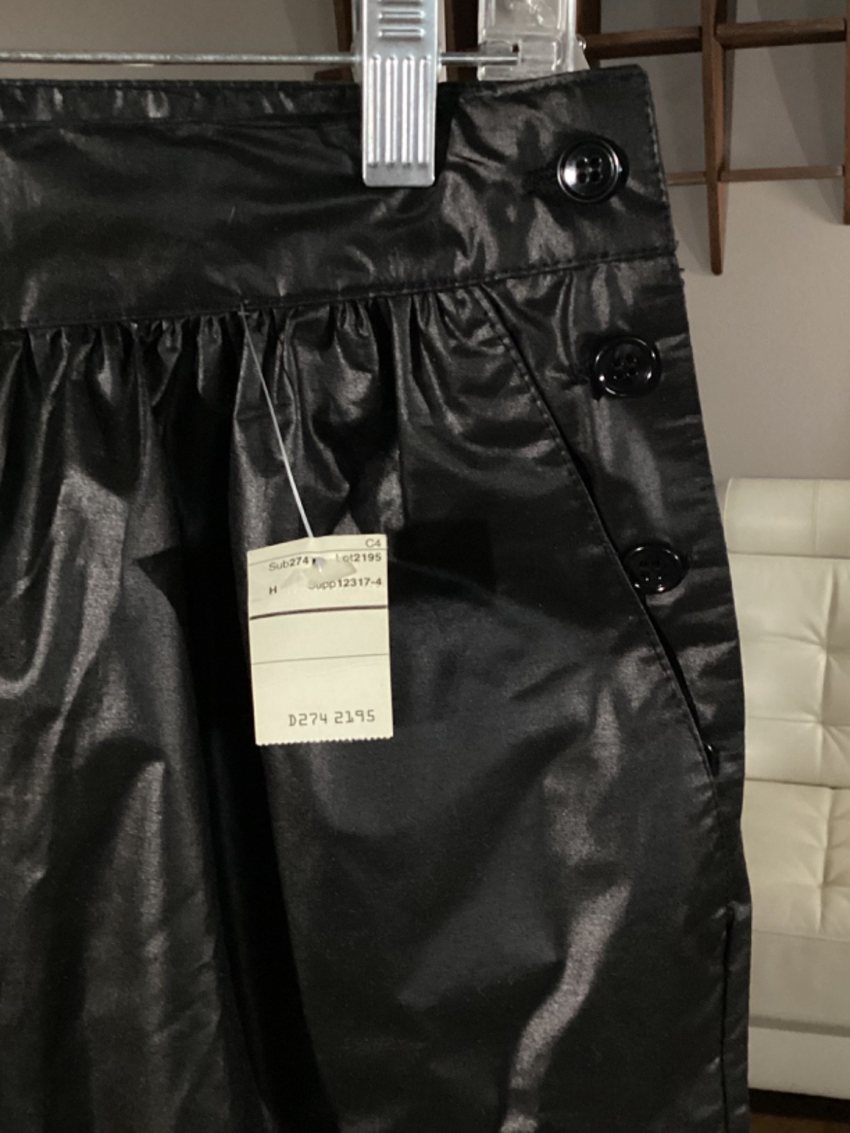 Vintage 80&rsquo;s NOS Smartypants Black high Waisted Lightweight Pants New With Tag
