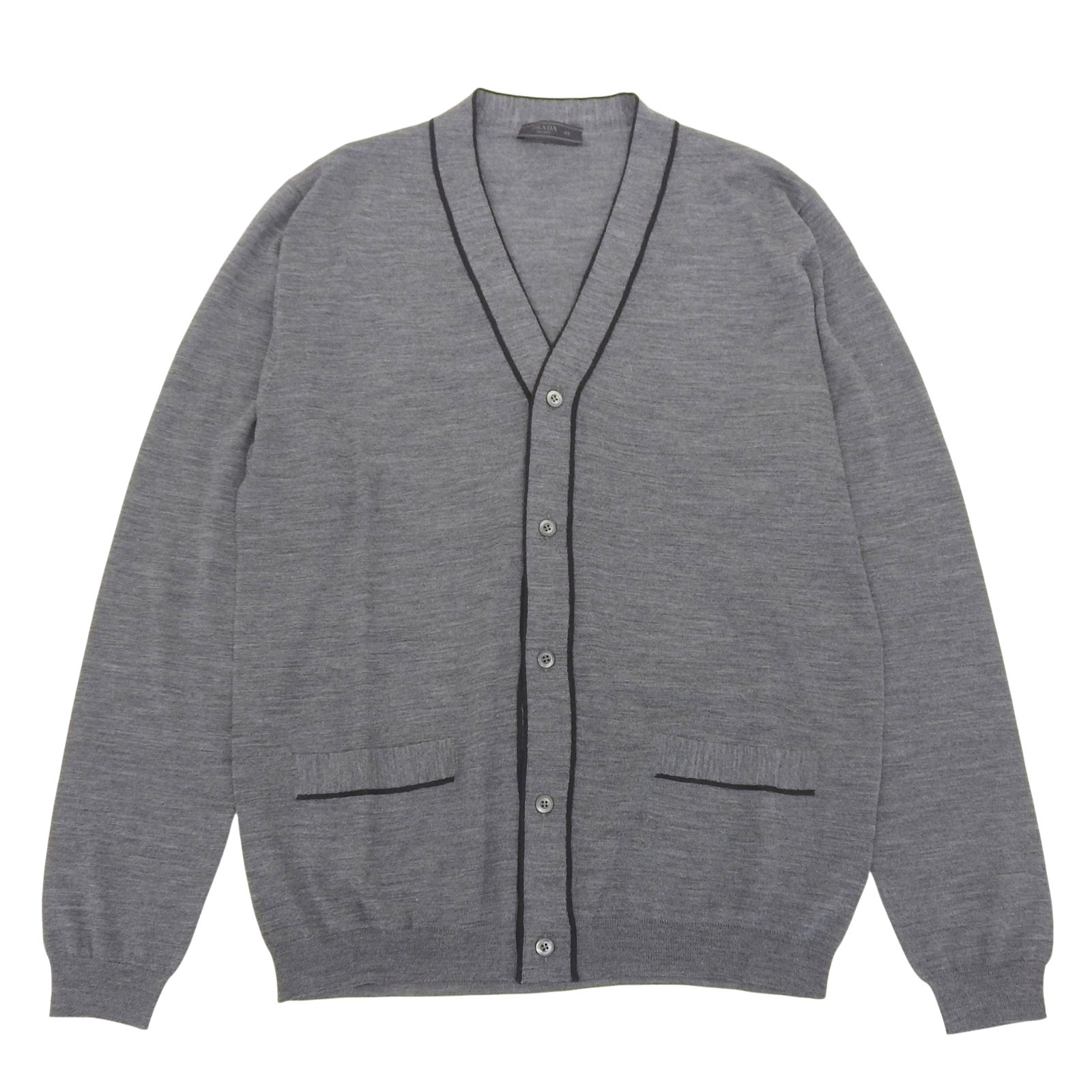 Prada Virgin Wool Cardigan – DUTY FREE