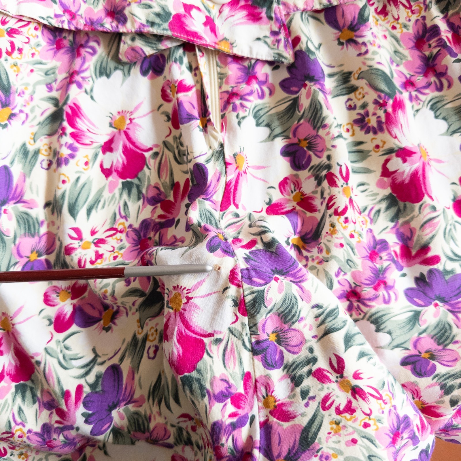 VTG 80&rsquo;s David Benjamin Cottagecore Feminine Romantic Floral Midi Dress Size S