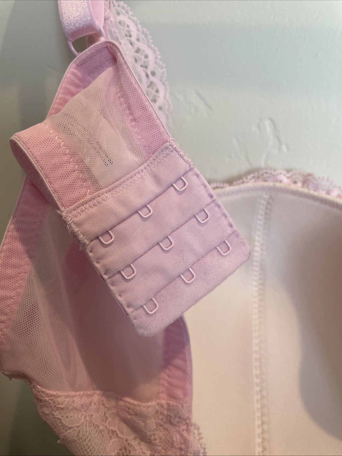 Adore Me Underwire Full Bra size 38DD Pink With Lace – Nice!