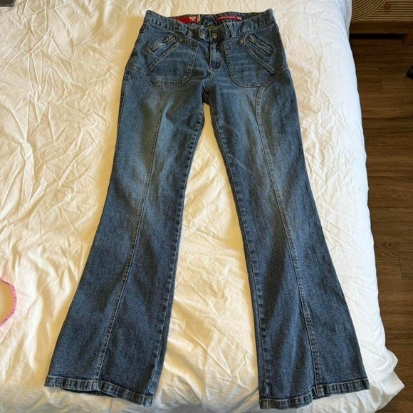 Guess Vintage bootcut jeans mid to low rise Size 32