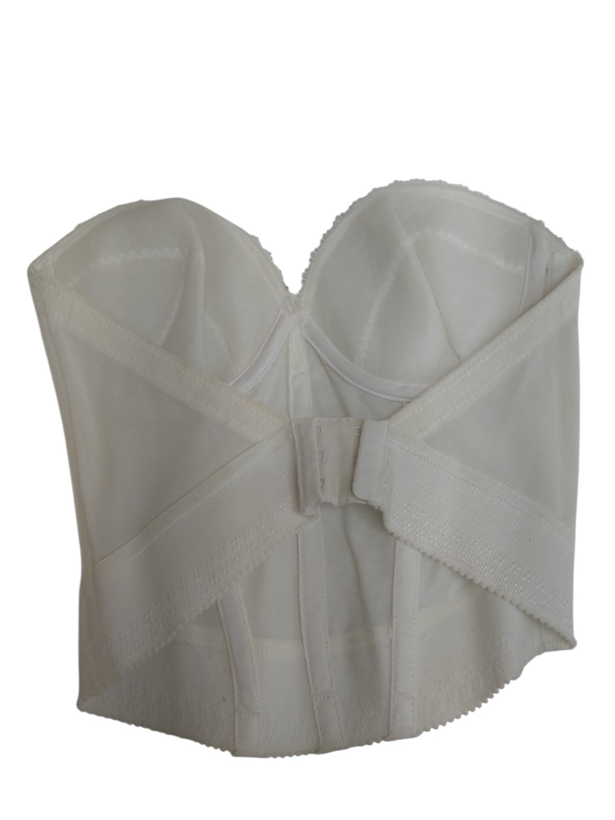 Vintage Backless By Smoothie White Corset Size 34C