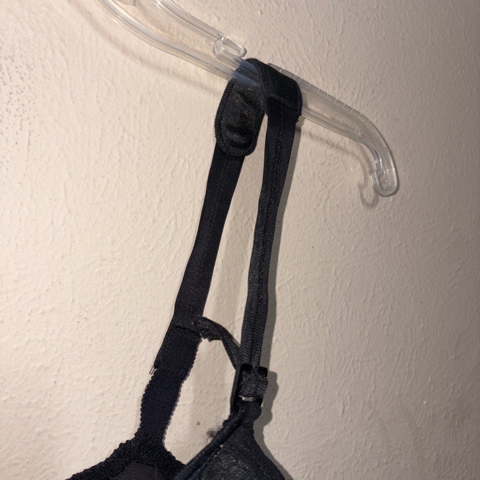 Vintage Adonna Delectables Bra 36C Black Style 3449 Soft Cup Wireless Comfort