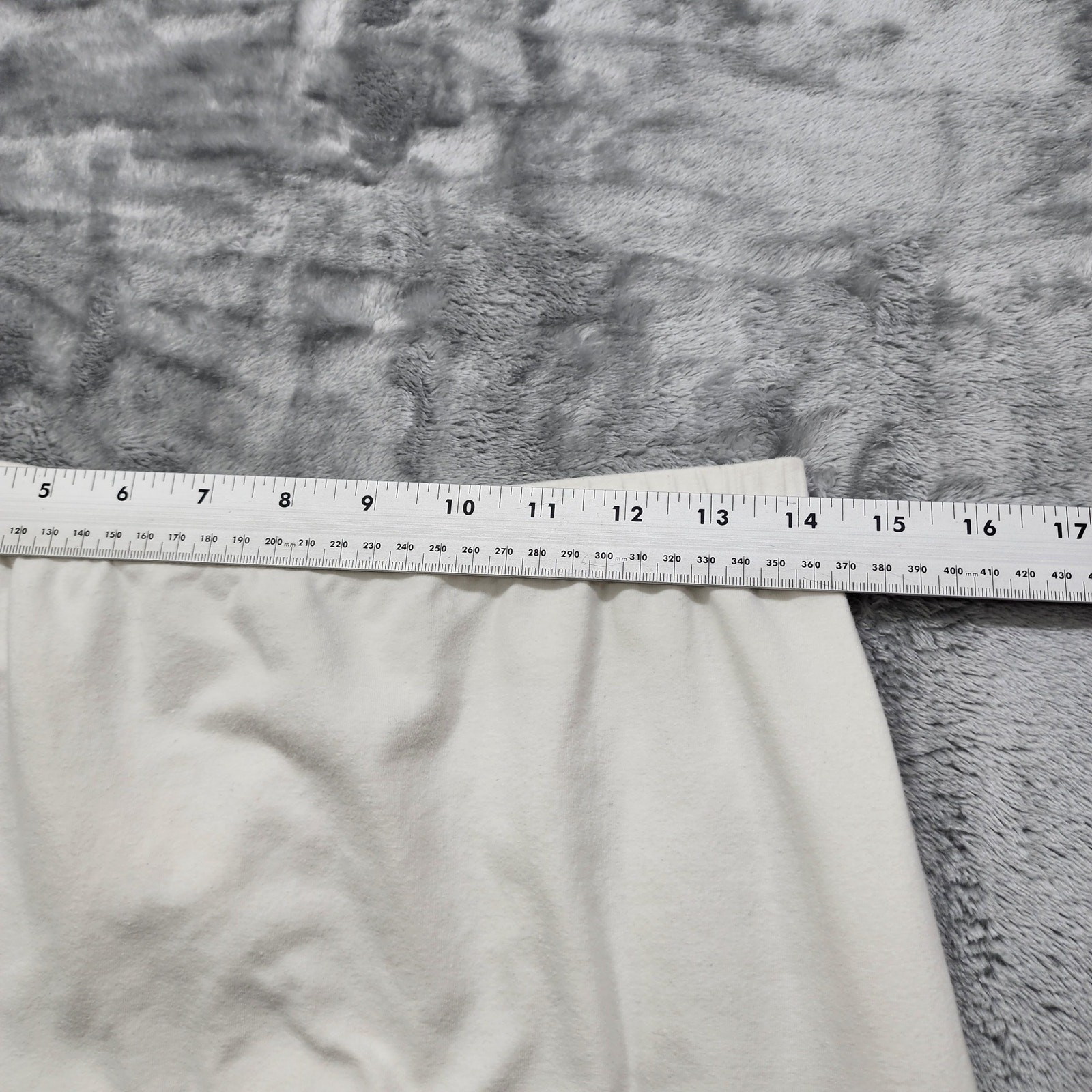 Vintage Russ Liz Claiborne Skirt Womens L 12/14 White Pull On Midi Back Slit