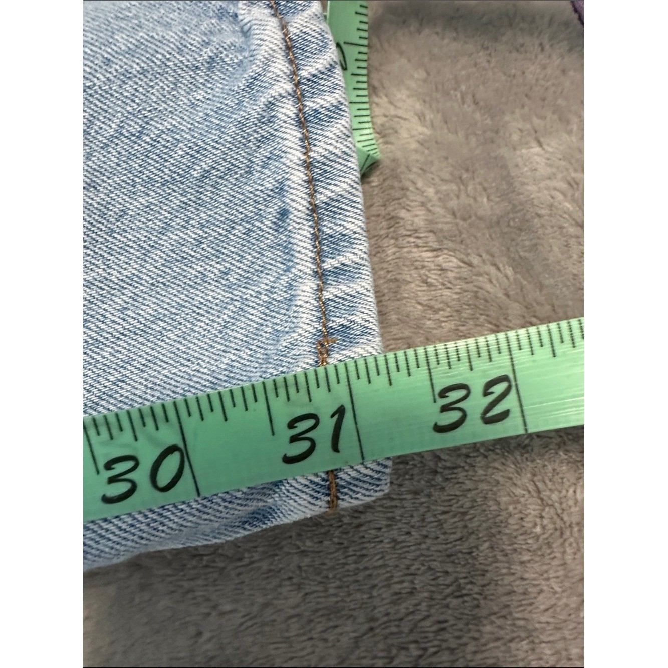 Levi&rsquo;s Premium Baggy Dad Y2K Streetwear Skater Retro Light Blue Jeans Sz25