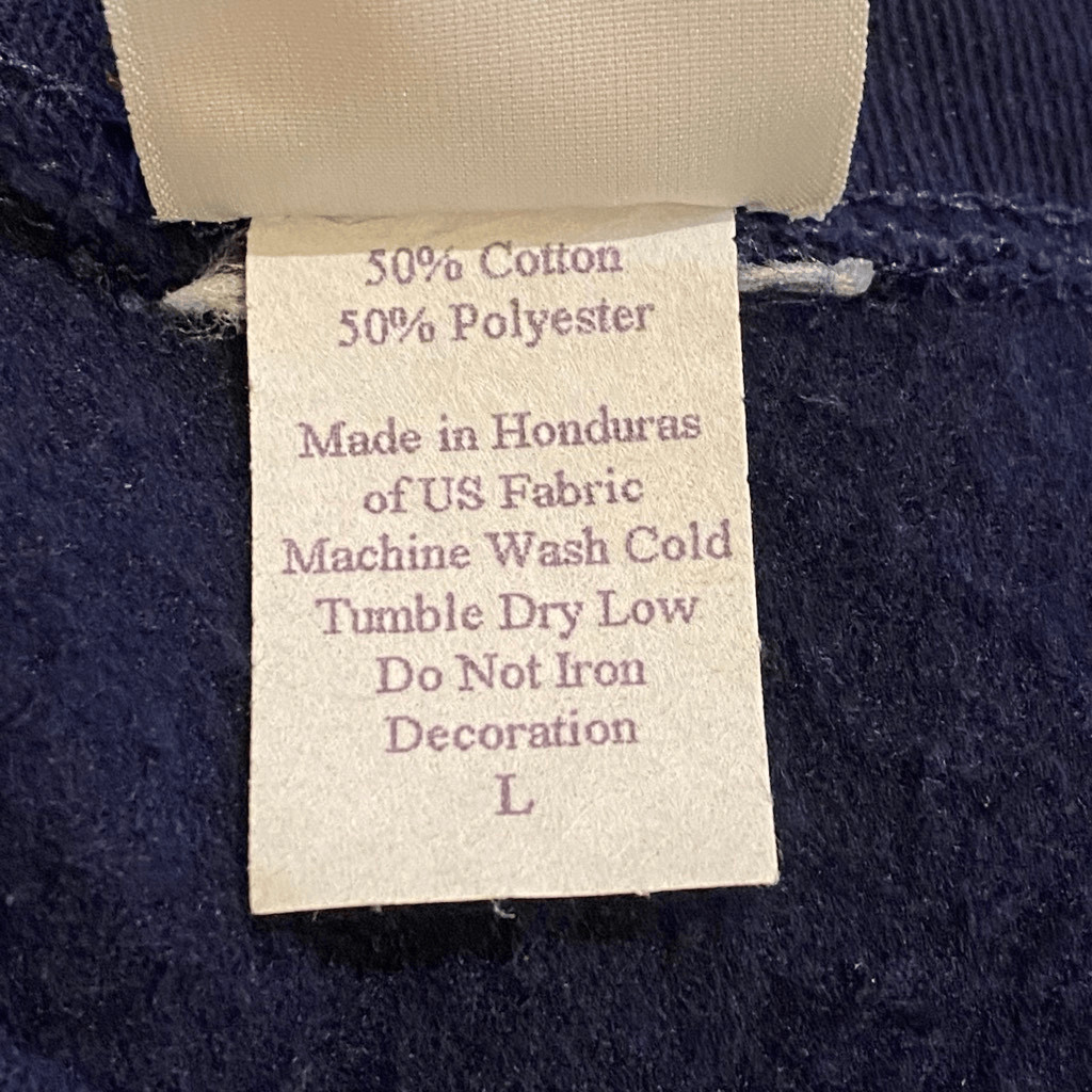 Vintage Colonial Williamsburg Navy Blue Christmas/Winter Sweatshirt Women’s L
