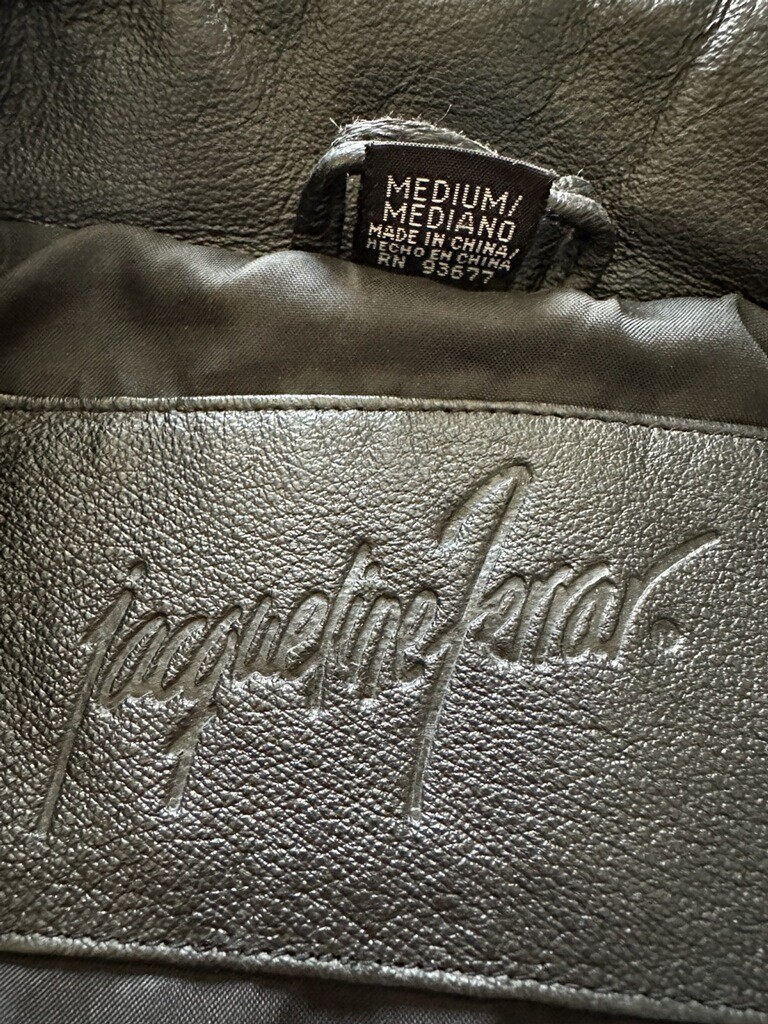 Jacqueline Ferrar Genuine Leather Jacket. Size Medium