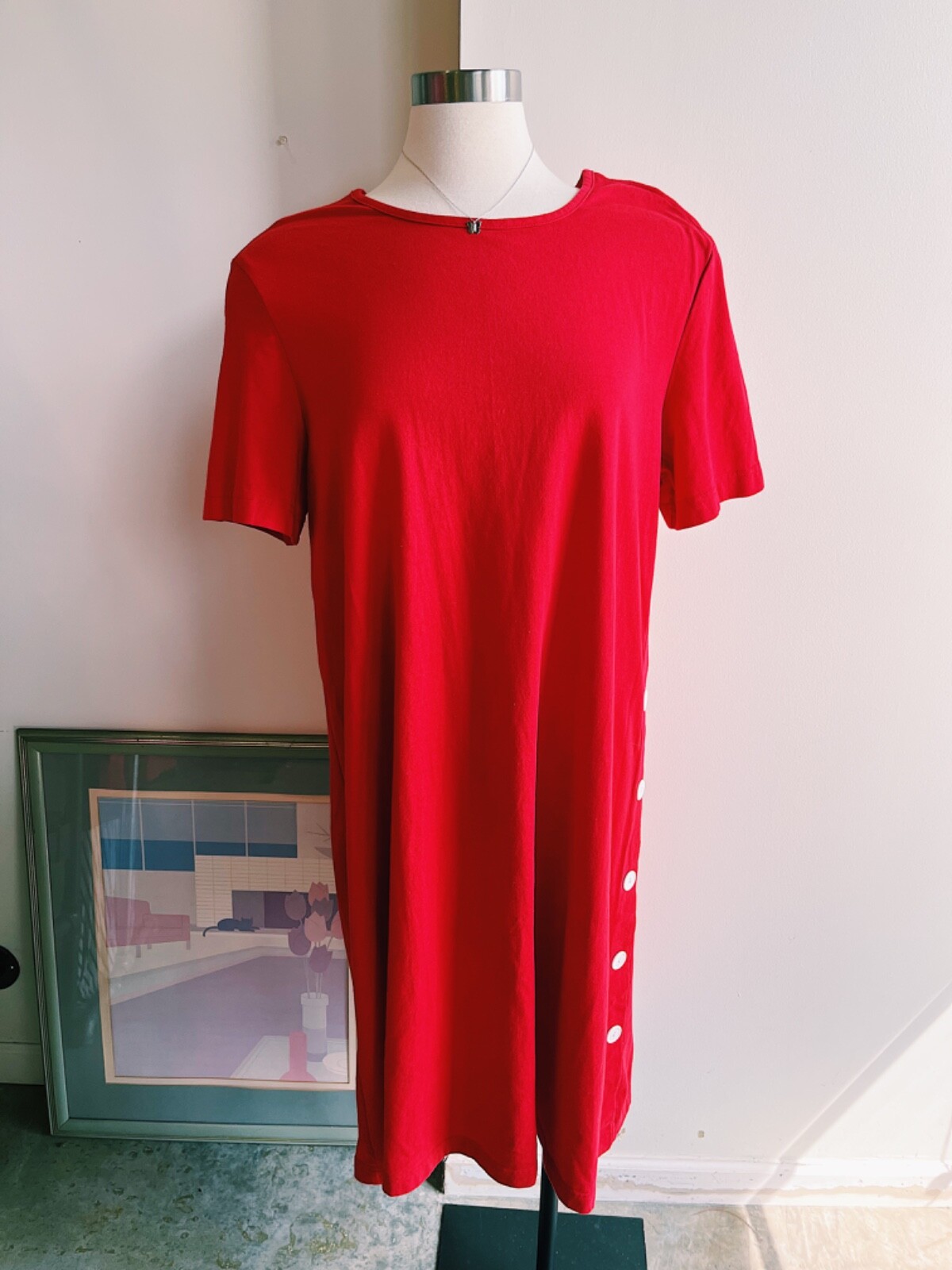Vintage Blair Dress With Side Buttons