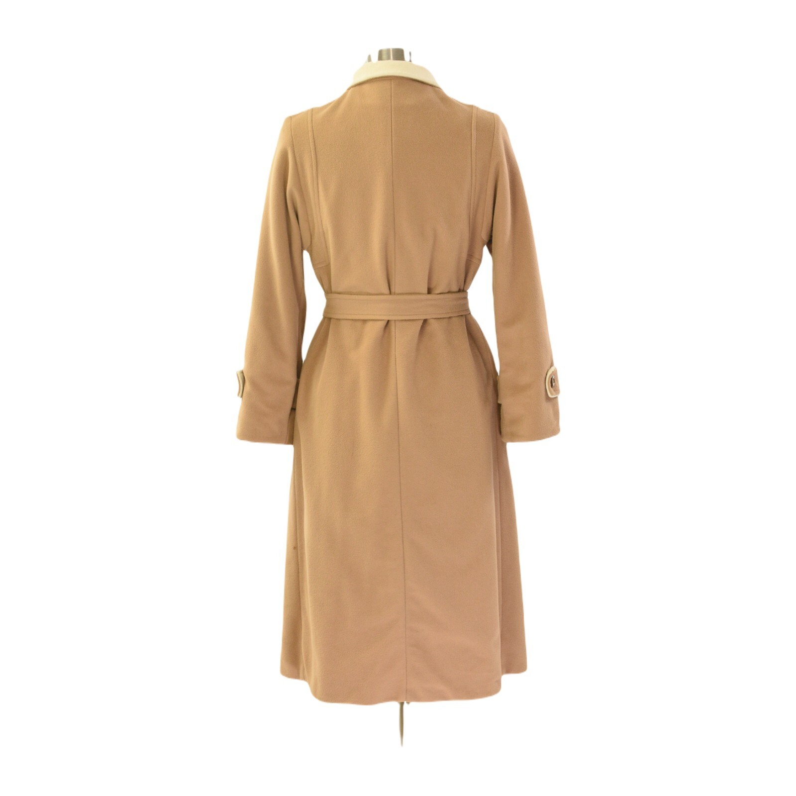 Kashmiracle Coat x Wellington Vintage Long Belted Coat 70s Womens M/L