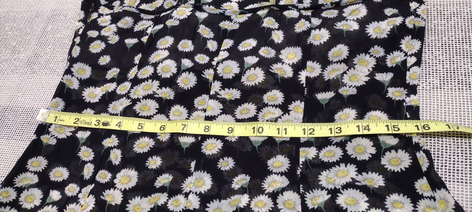 Escada Sport 1990s Daisies Sheer Sundress Grunge Cross Backless ITALY 36 Medium