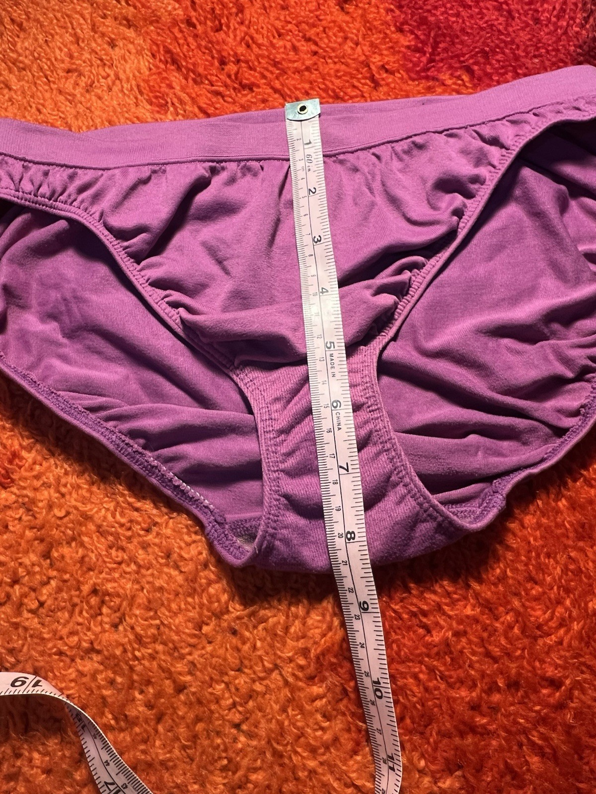 Vtg Y2K Victoria’s Secret Body By Victoria Hiphugger Nylon Panties M 2001 Purple