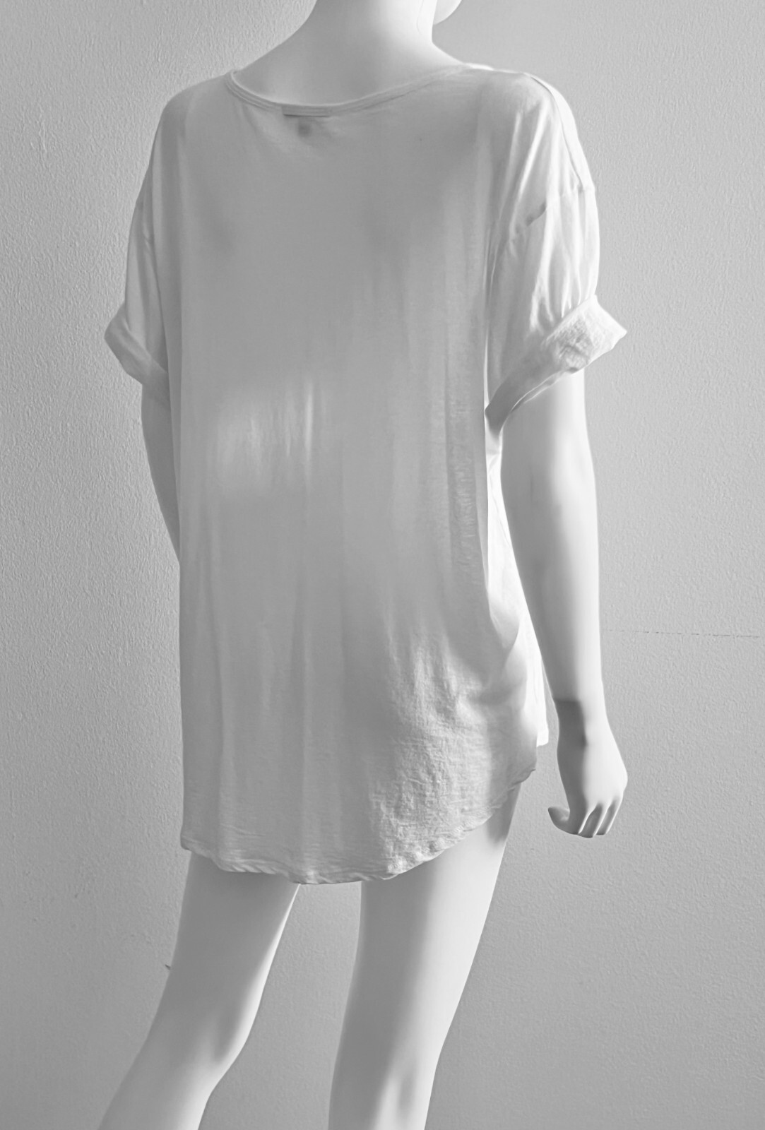 Vintage C2000s Standard JAMES PERSE Lightweight White Cotton T-Shirt, 3 (L)