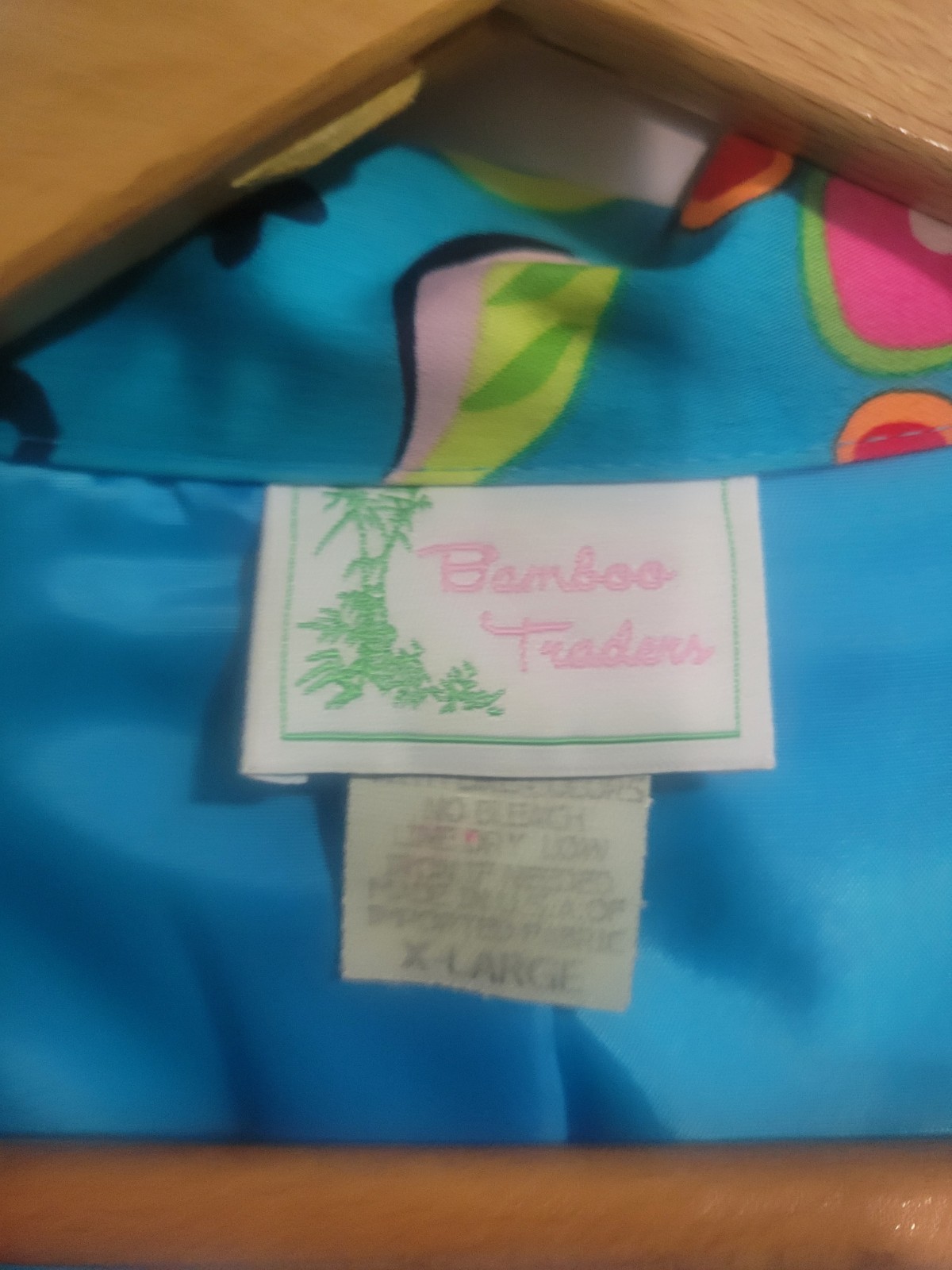 Vtg Bamboo Traders Blazer Vibrant Floral Print Women&rsquo;s XL EUC