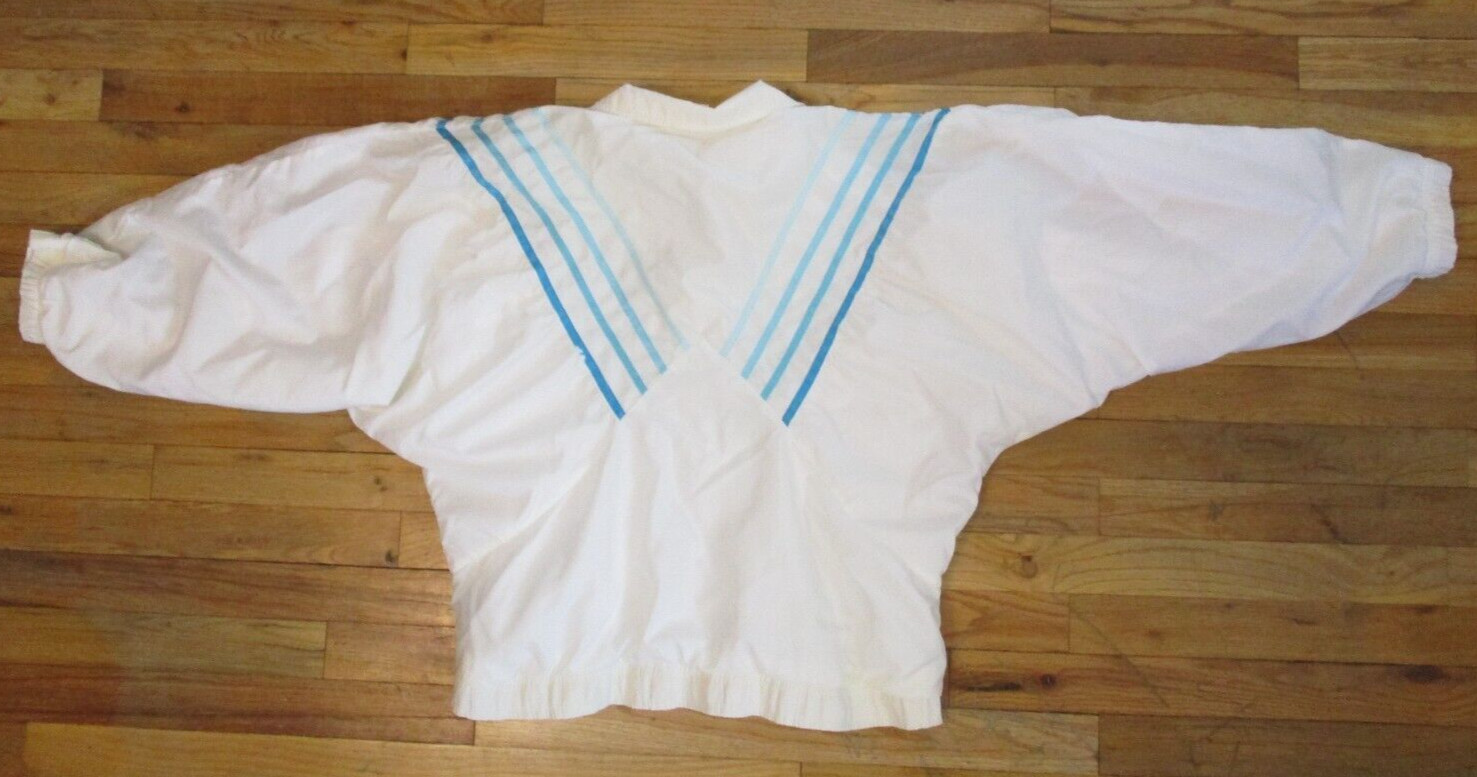 Sergio Tacchini Womens Jacket 14 Vintage 80s 90s Italy Batwing Dolman Sleeve