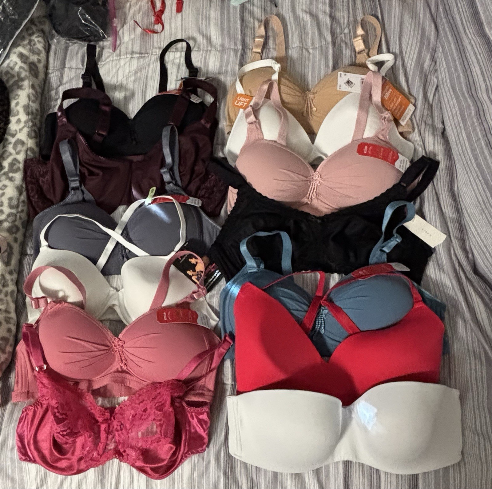 LINGERIE LOT BRA’S LOT Most Are NWT Victoria’s Secret NWOT Sizes 32DDD-42DD