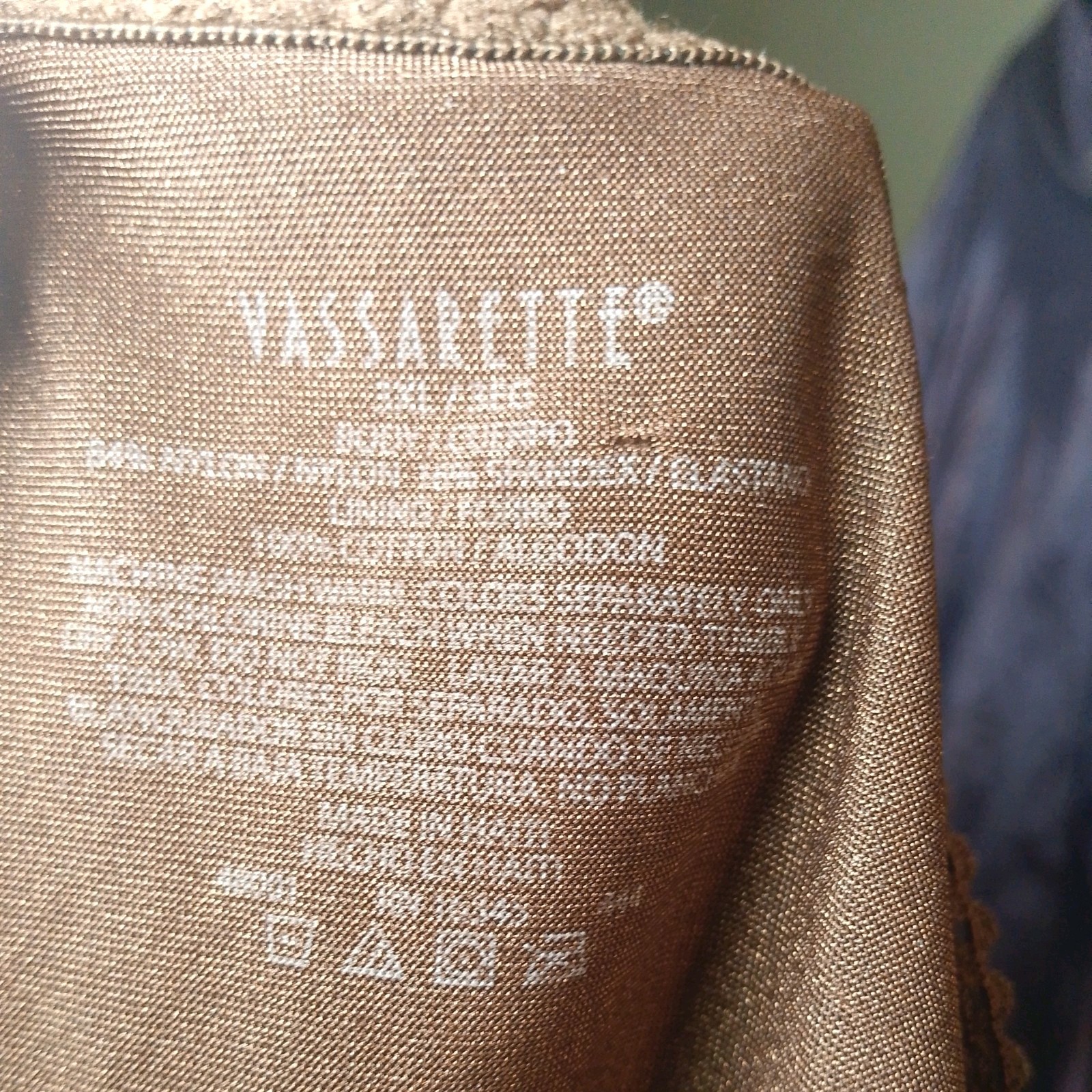 Vintage Vassarette Second Skin Shiny Satin Brown Panties Briefs Hi Rise,3X