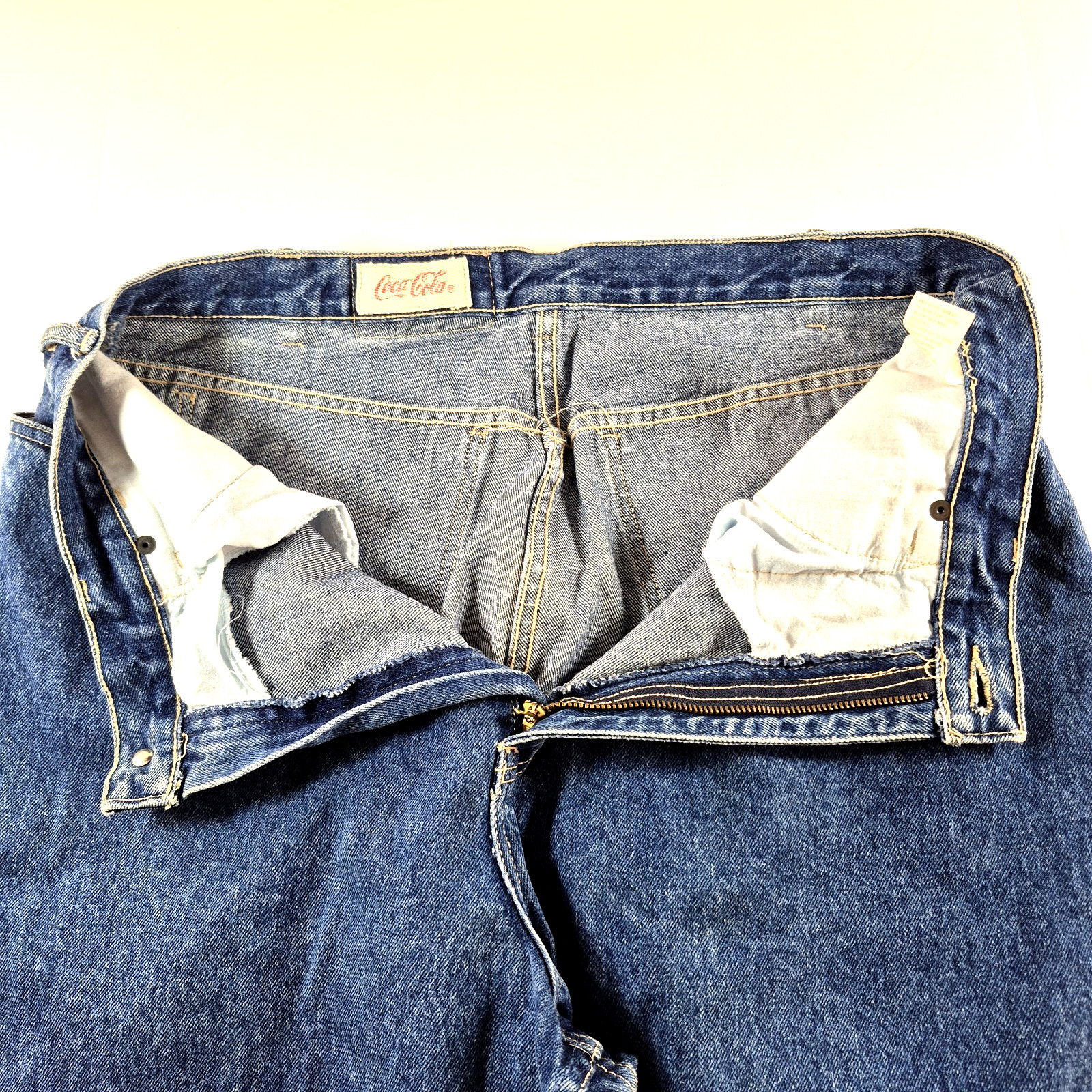 Vintage Coca Cola Women&rsquo;s Denim Jeans Blue Plus Size 33 X 30.5