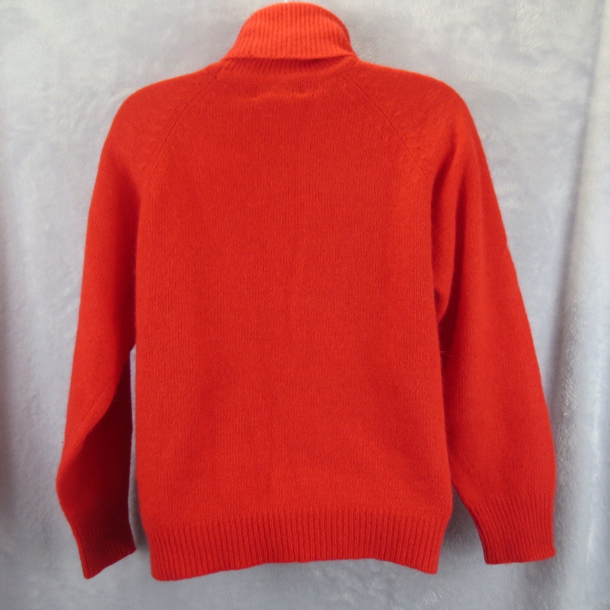 Vtg Reference Point Sz S Lambswool Angora Rabbit Hair Hong Kong Red Turtleneck