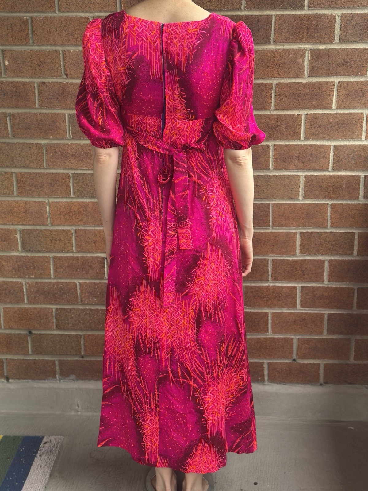 Neon Vintage Late 60s, Early 70s Maxi Dress