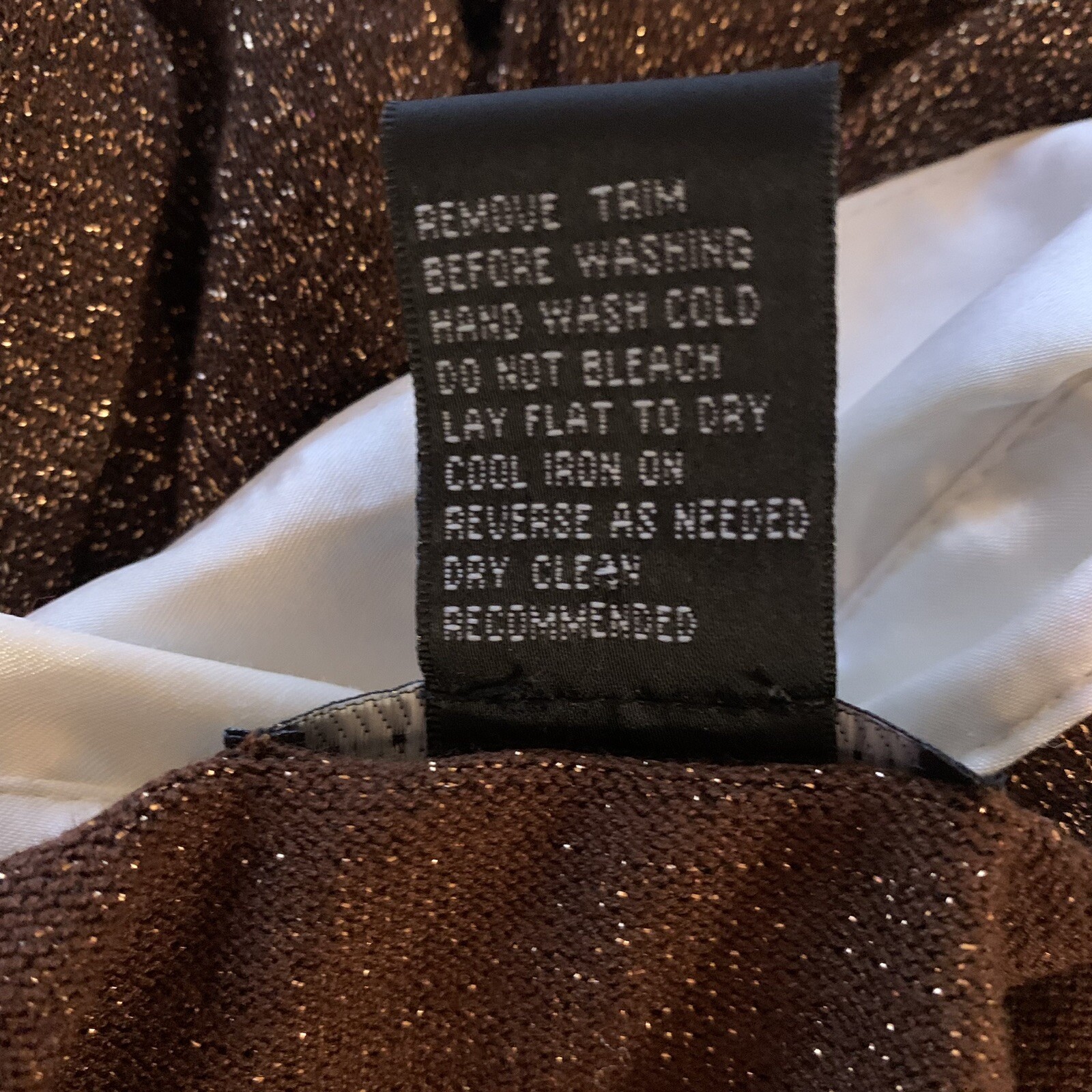 Vintage Blouse Sz Medium Brown Glitter Top Collared Cuffed Long Sleeved Elementz
