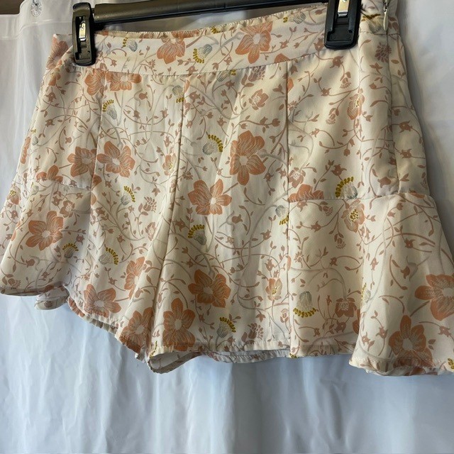 Forever 21 Contemporary Boho Flowy Cottagecore Floral High Waisted Shorts Sz XS