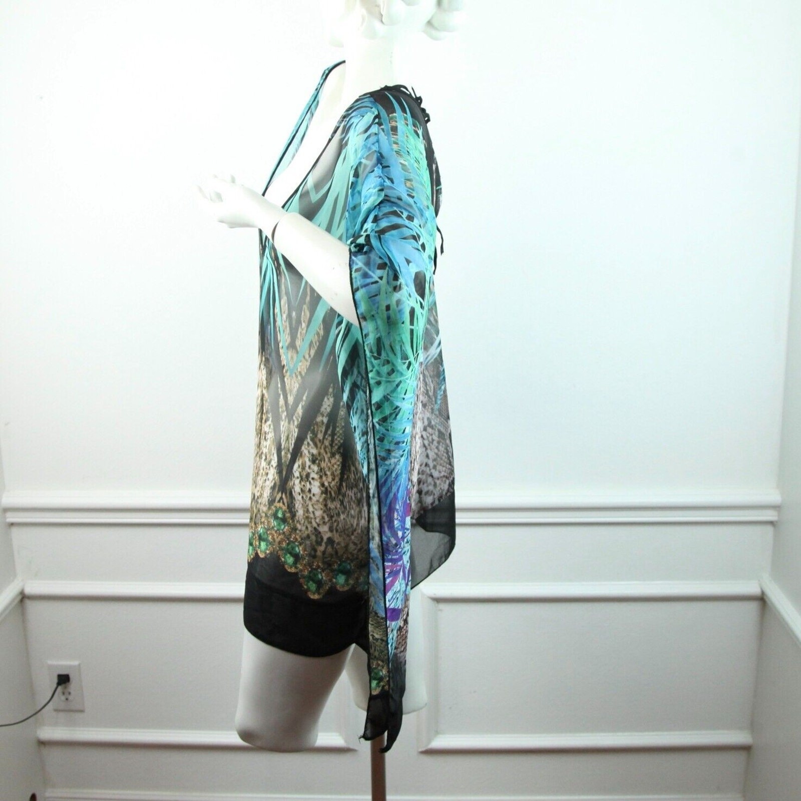 Vintage Small Top Sheer Going Out Y2K Girlie Resort Fairy Ethereal Resort Glam