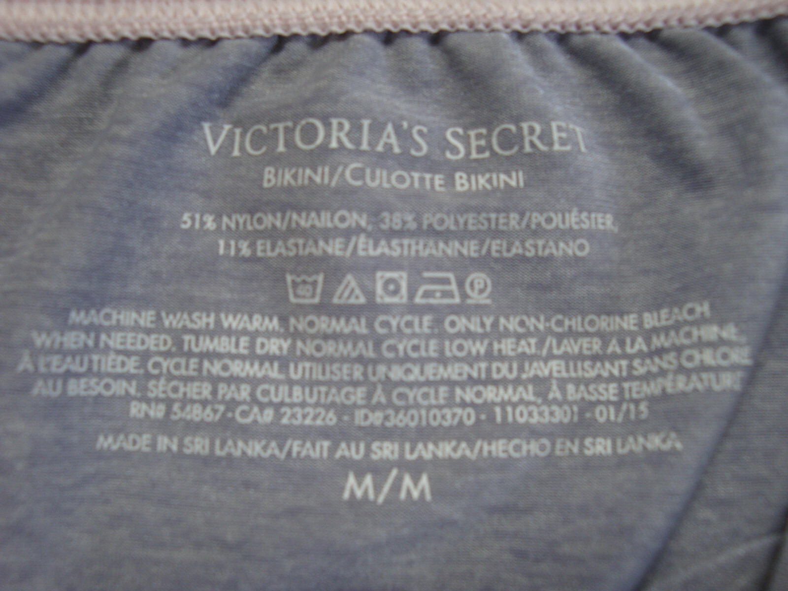 Vintage Victoria&rsquo;s Secret M Everyday Perfect Bikini Panty Smooth Silky Purple