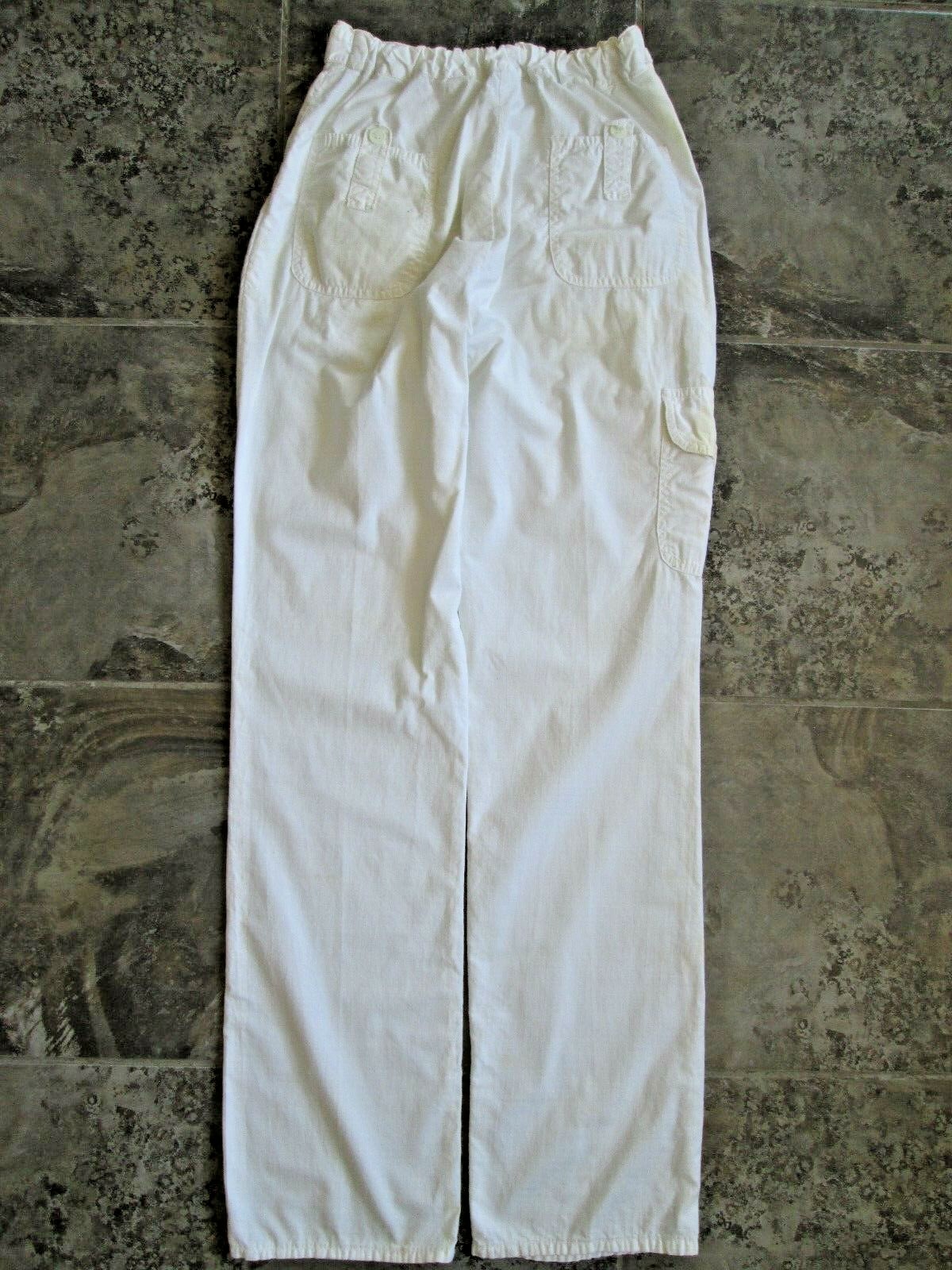 VTG Ormond Pants 15 28×33 Tall White Pleated High Waist Pockets Adjustable Waist