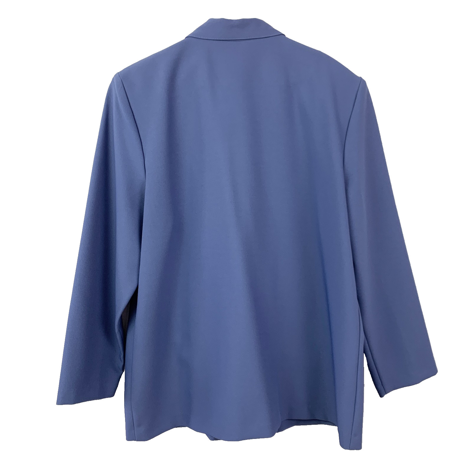 Vintage 90s Alfred Dunner Blue Suit Jacket Blazer One Button Womens 16 USA