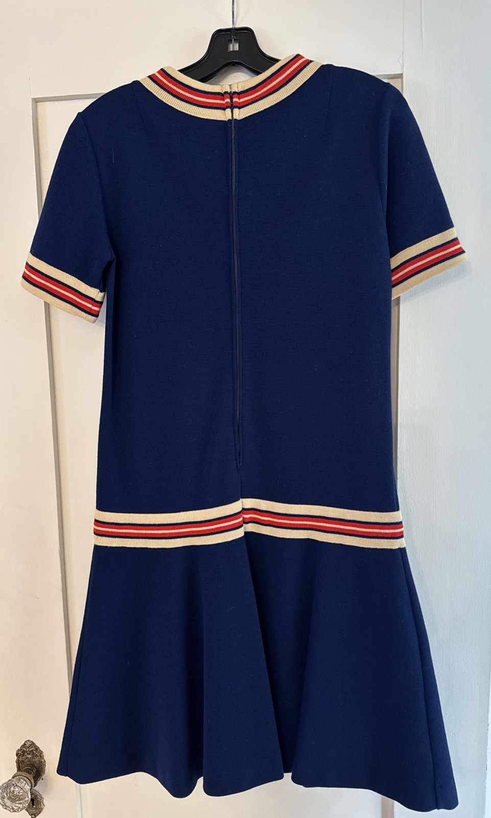 Vtg 60’s JONATHAN LOGAN Mod-Style A-Line Knit Dress Size 9 USA Union Made