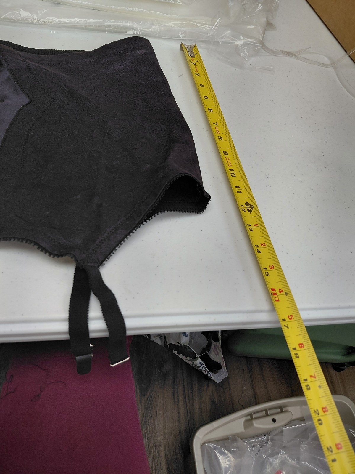 Vintage Crown-nette Open Bottom Girdle With Garter Size 54