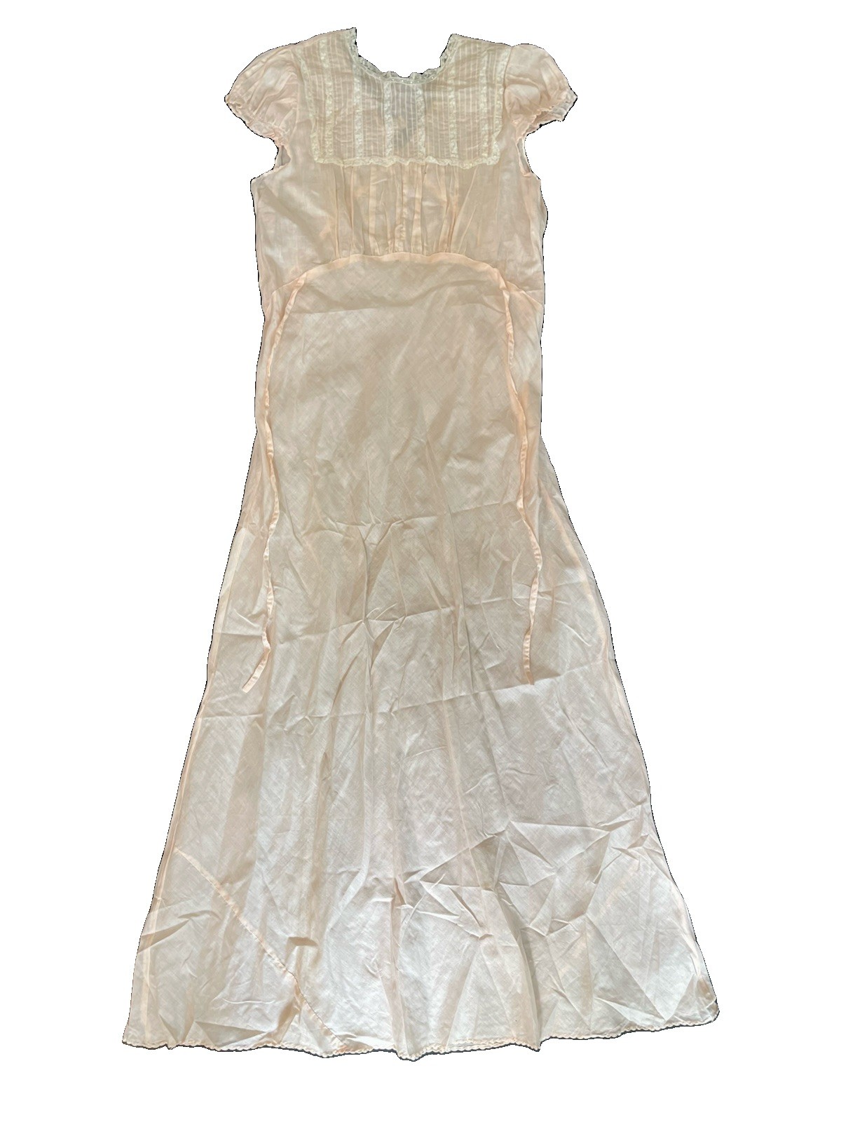 The White House Vintage 1900s Slip Dress In Pink Women&rsquo;s DEADSTOCK