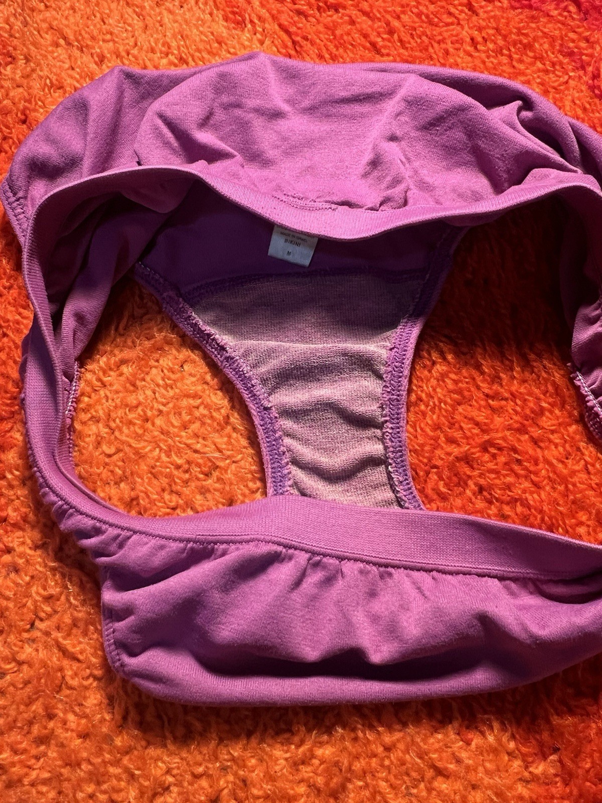 Vtg Y2K Victoria’s Secret Body By Victoria Hiphugger Nylon Panties M 2001 Purple