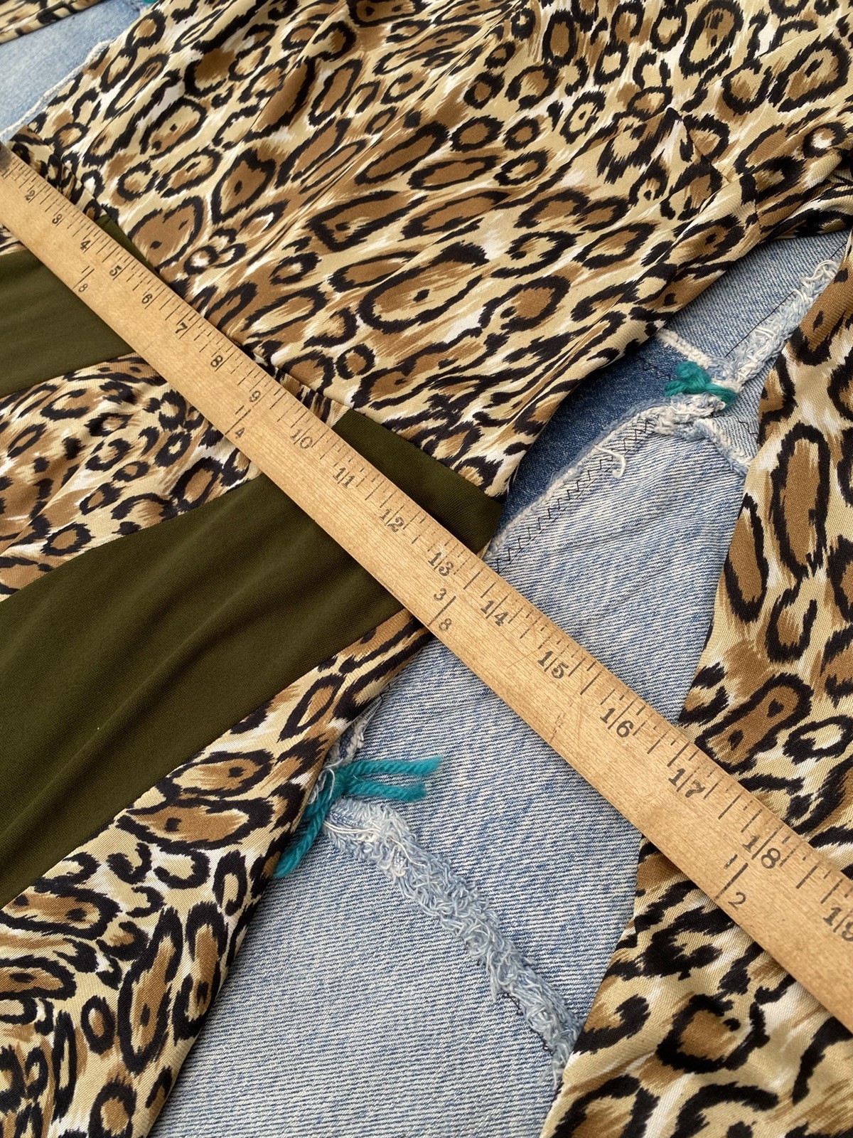 Vintage 70s Leopard Maxi Dress Mock Neck Animal Print Disco Glam Boho XS S