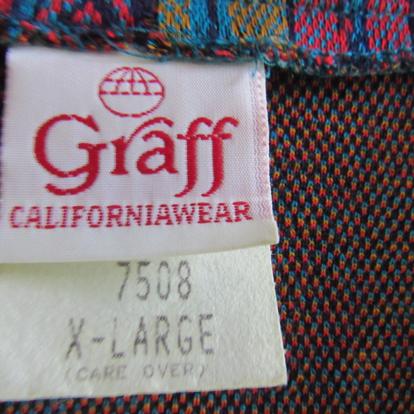 Colorful Abstract Cardigan Sweater Vest XL Grannycore Vintage Graff Art to Wear