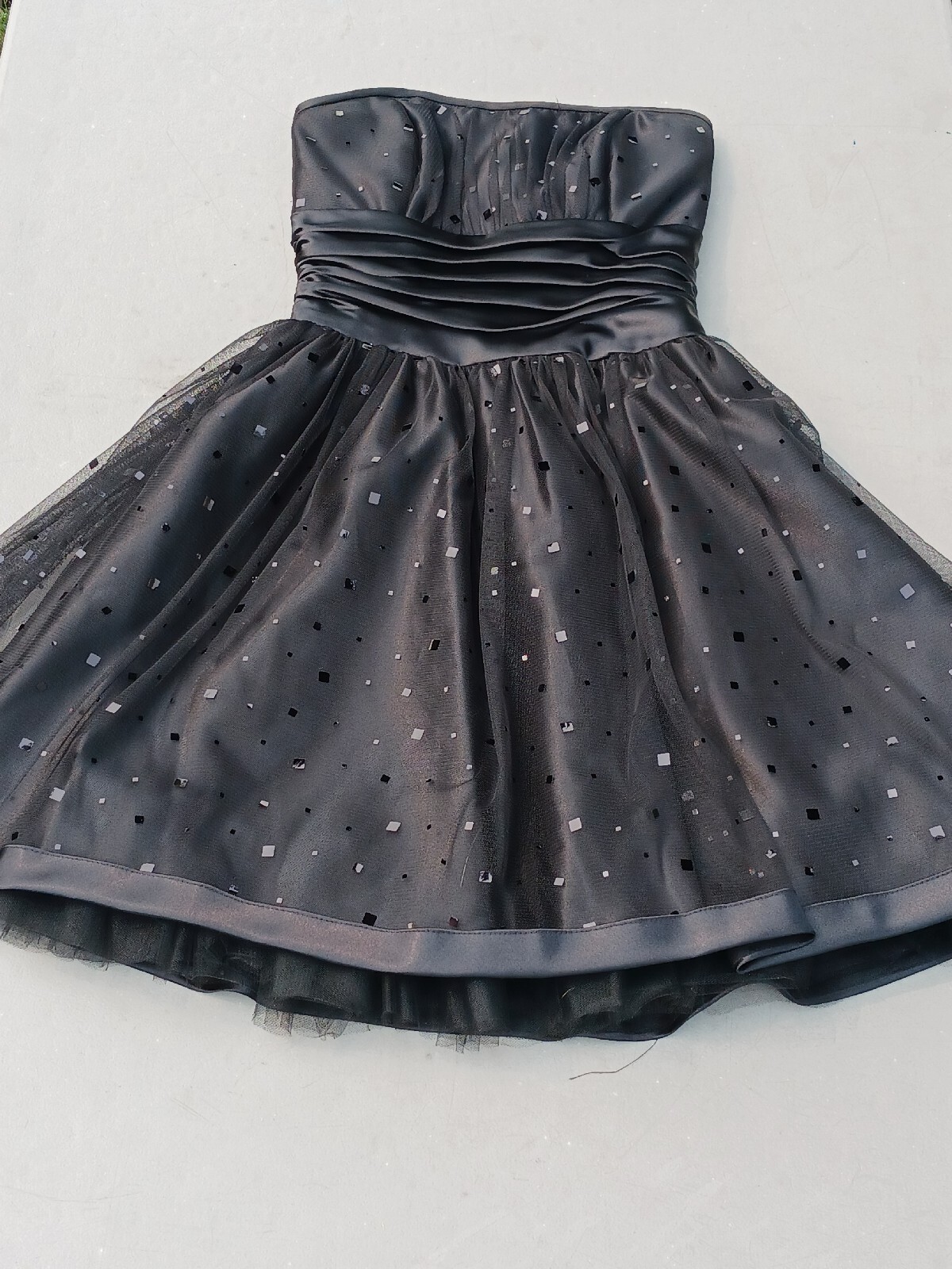 Jessica Mcclintock For Gunne Sax Dress Prom Formal Little Black Dress 1990s