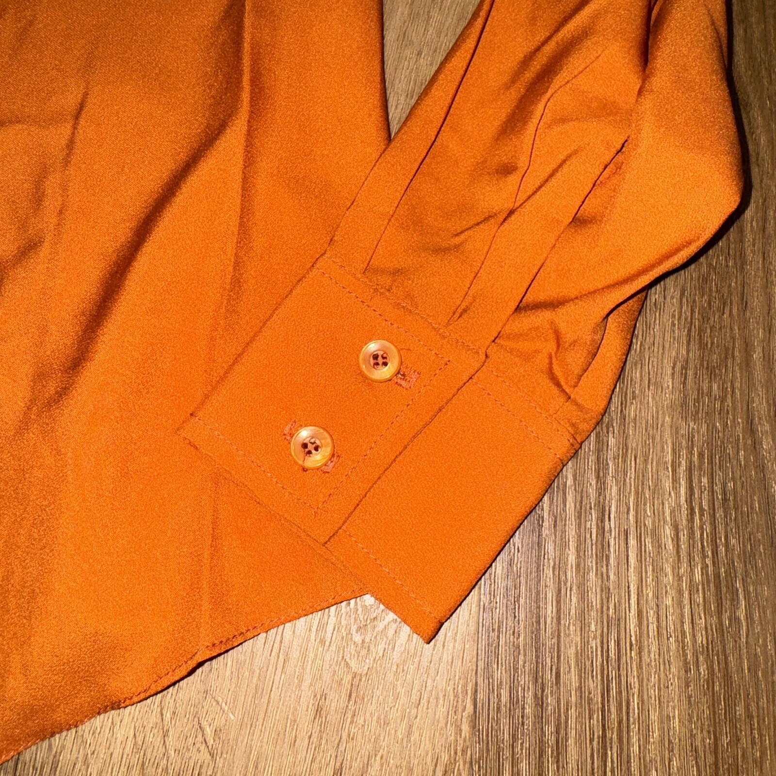 Vtg Urban Cowgirl Western Shirt Womens Rockabilly 60s 70s Polyester Disco 11 12