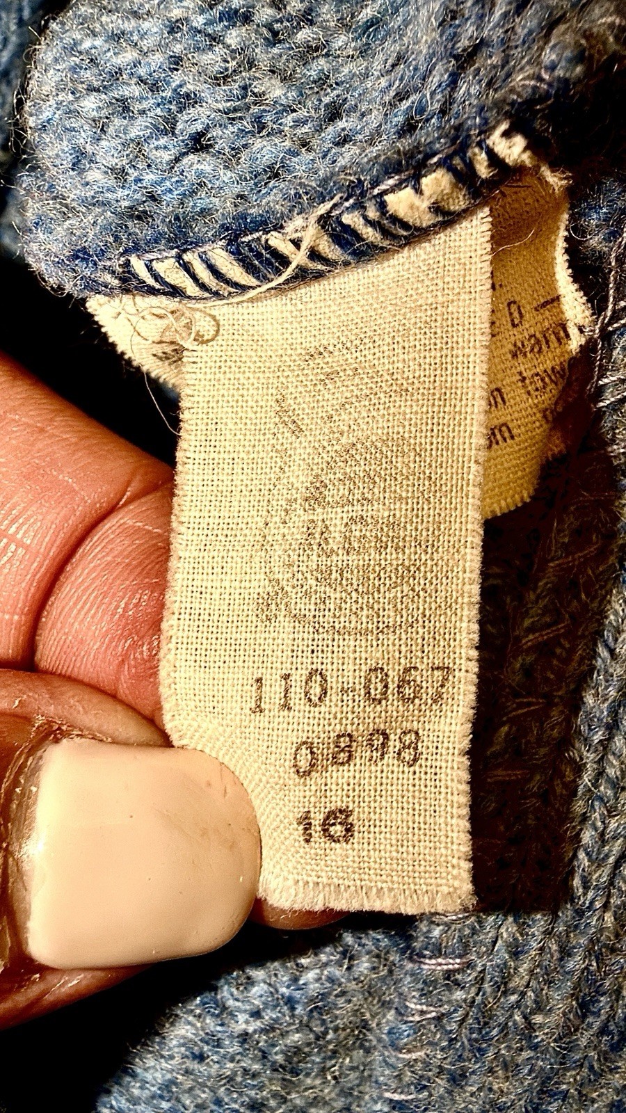 Vintage Robert Bruce Alpaca Wool Cardigan Union Made USA Blue SoftWarm Old Money