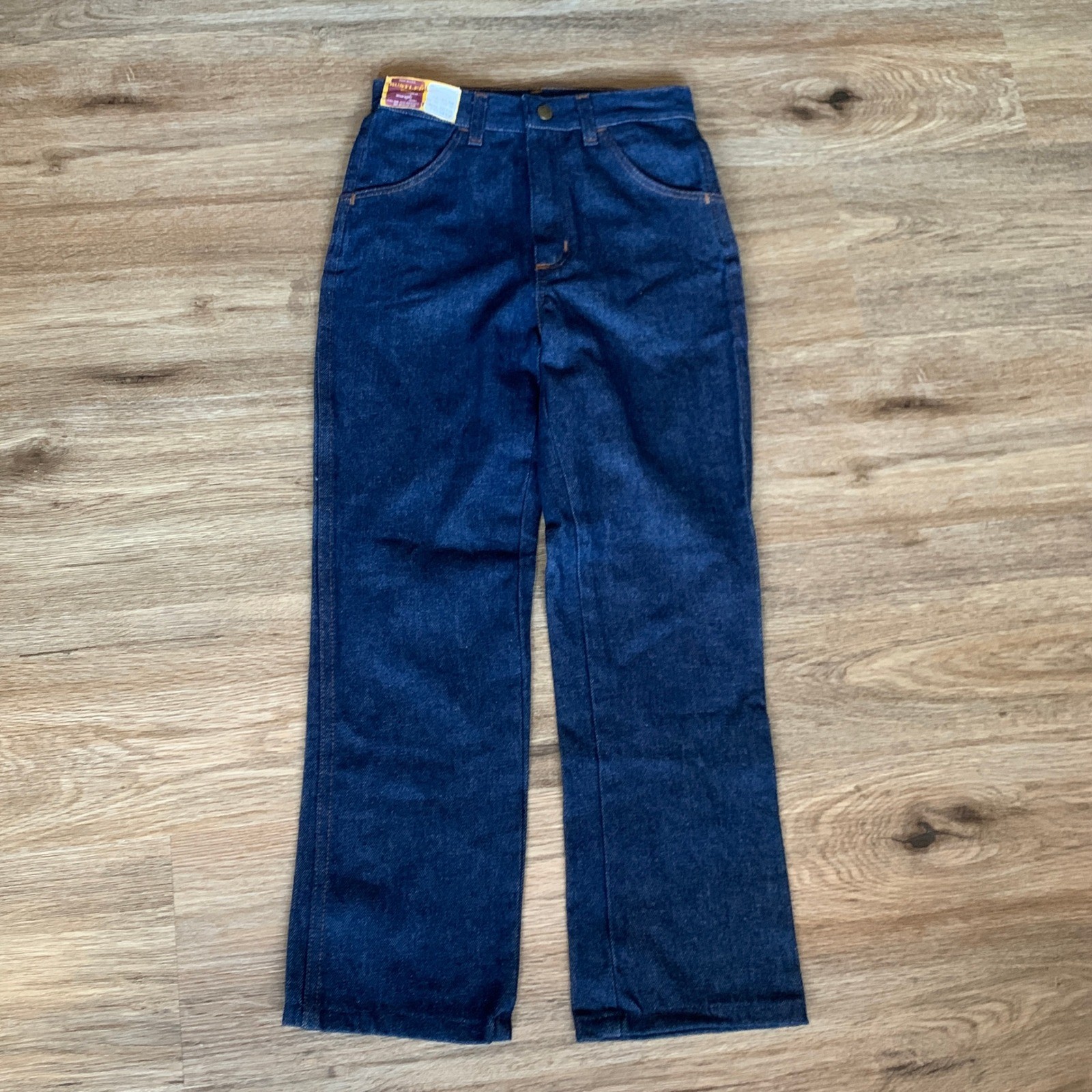 Deadstock Vintage 1980s Rustler Wrangler jeans in size 24×26 womens