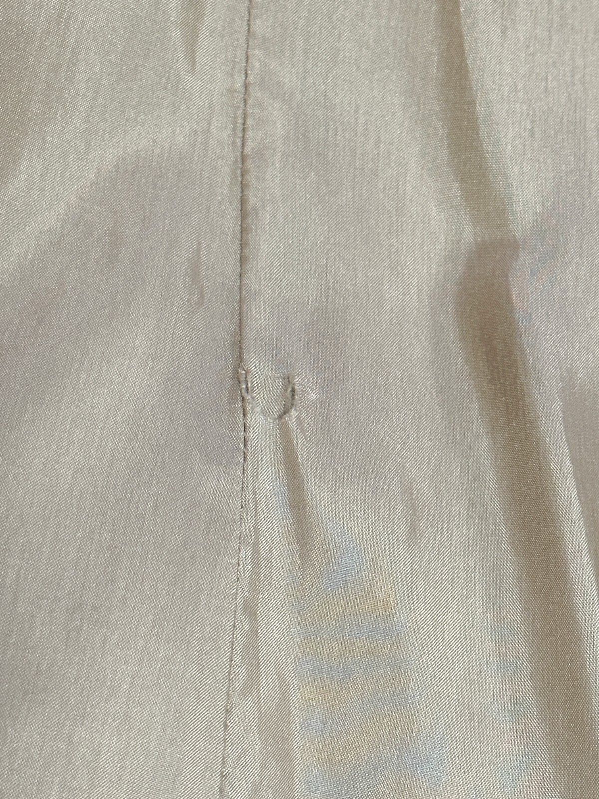 CELINE Camel Beige Genuine Suede Leather Zipper Pockets Lined Coat 6 8 VINTAGE