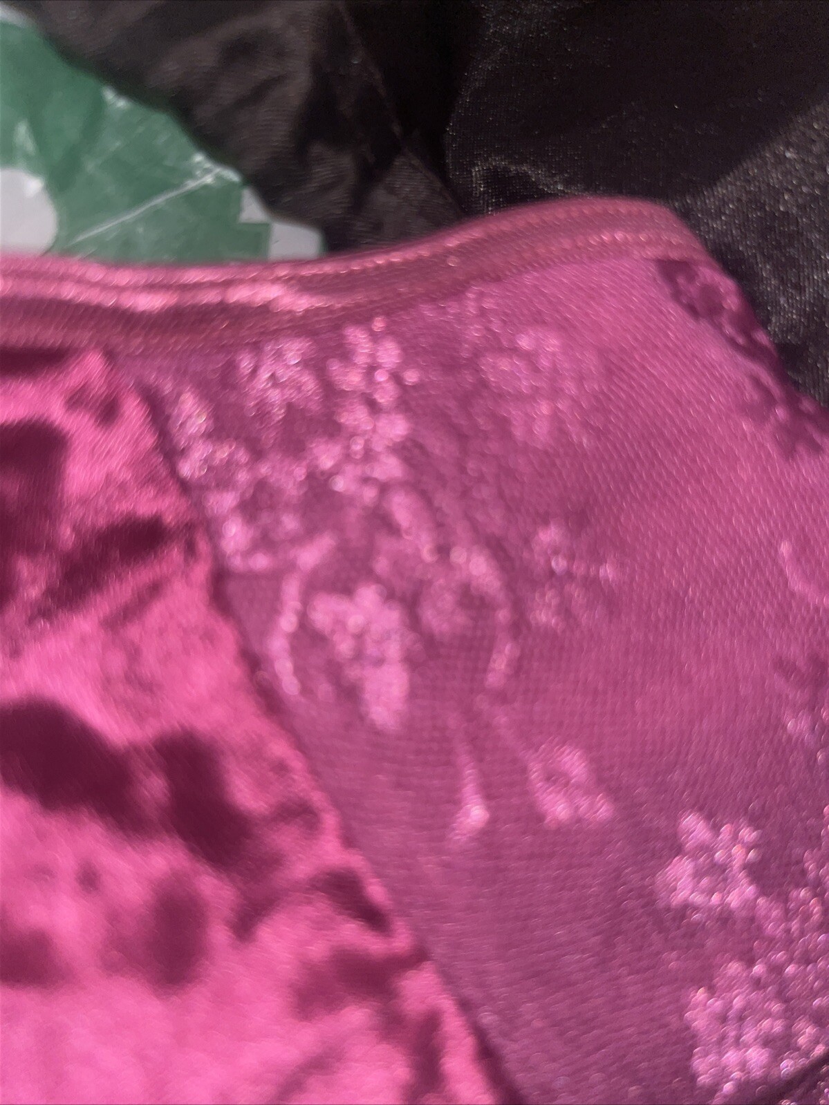 Vintage Lane Bryant Cacique 14/16 Second Skin High Leg Satin Lace Front Panty