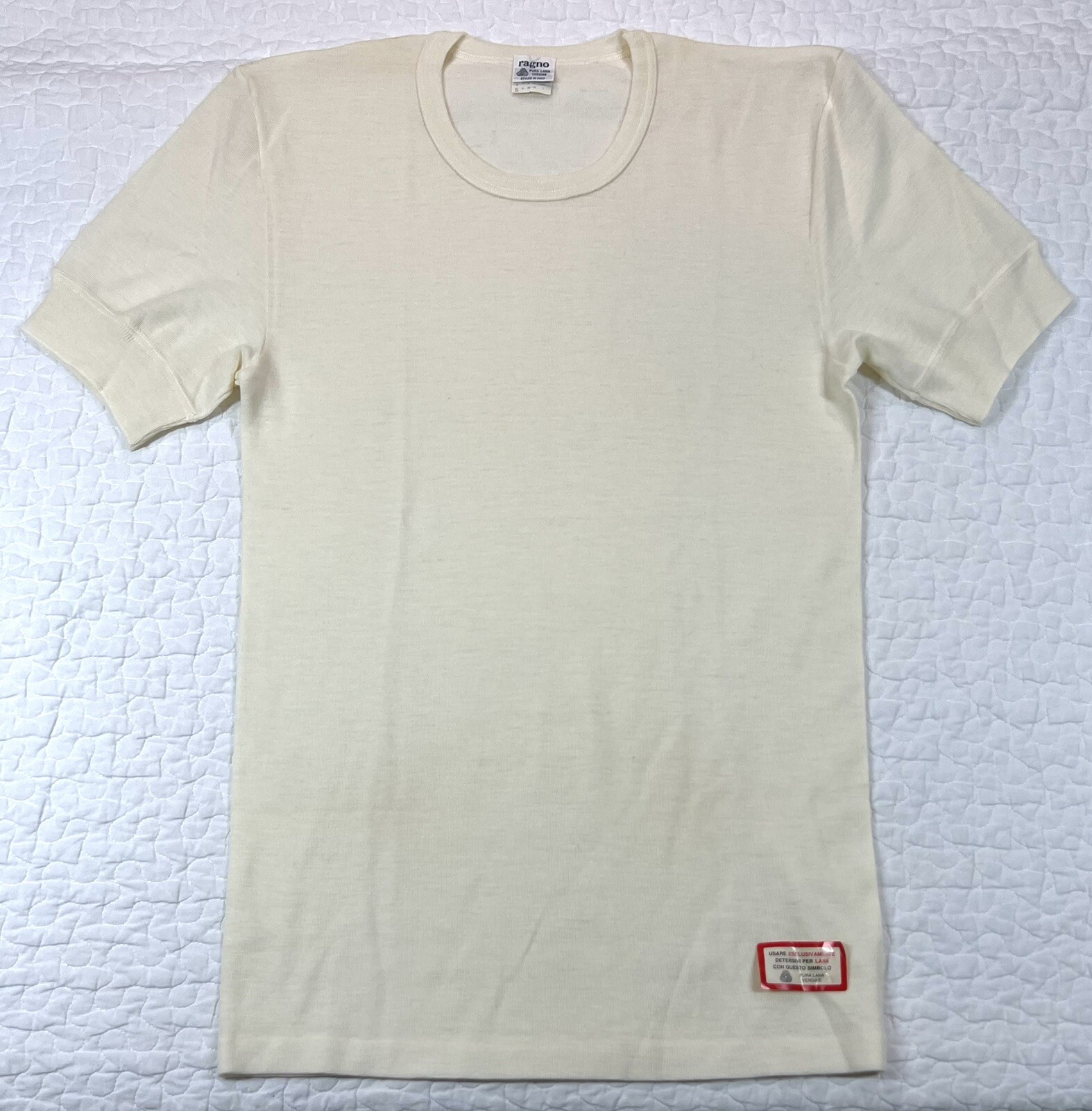 Vintage Wool Base Layer Women&rsquo;s Large Cream NWT NOS Made in Italy
