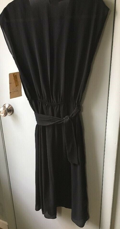 Vintage Sheer Black Green Metallic Disco Dress Nancy Bracoloni Shangri La 11/12