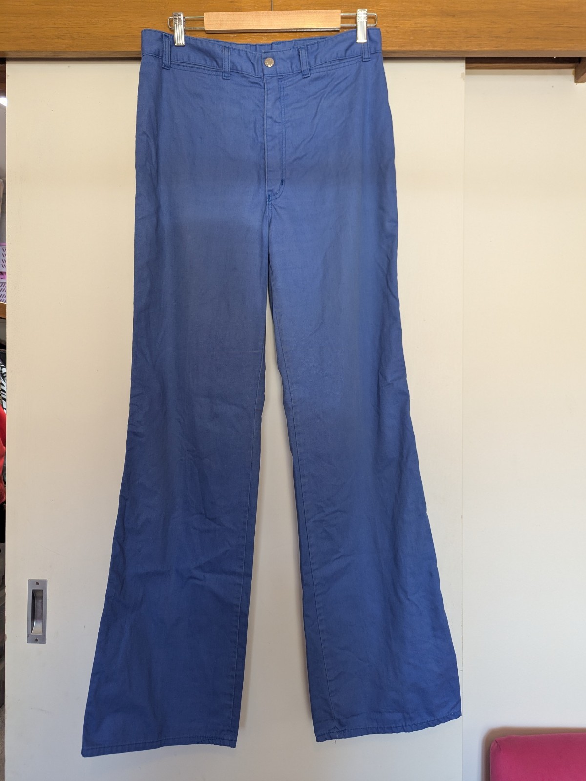 Iconic Australian 1970s AMCO FEMALE GENE CO &lsquo;PEACHES&rsquo; High Waist trousers.
