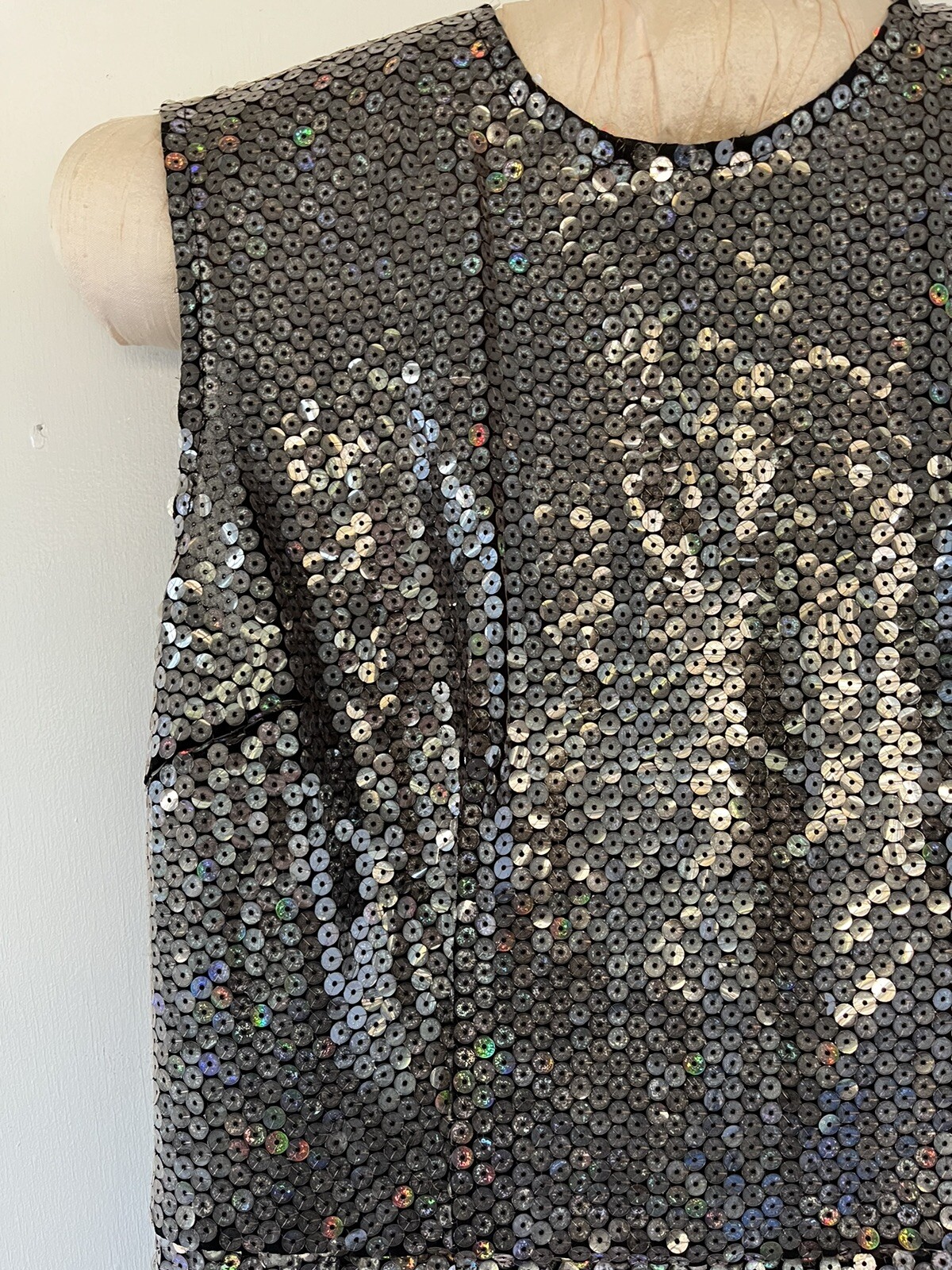 Comme Des Garcons 1999 A/W Runway Sequin Sheath Cocktail Evening Dress