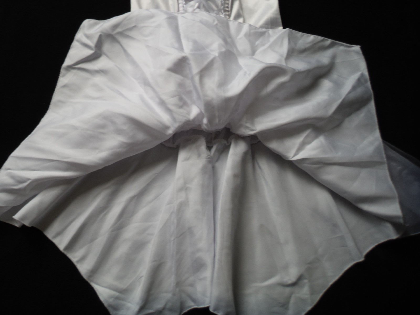 VTG Fredericks of Hollywood 90&rsquo;s New Sexy!! White Lingerie Dress Tie Up Bodice S