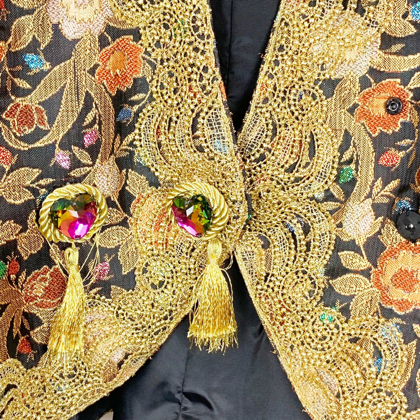 Eugene Alexander Dress Jacket Short Sleeve Jeweled Womens Size 8 Vintage