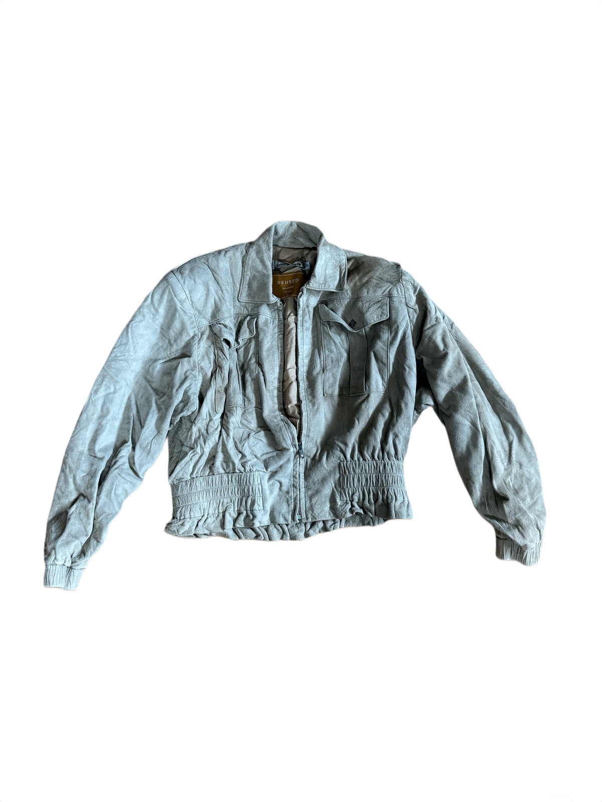 Francesca Stefani 1980s Vintage Gray Cotton Jacket Size M USA