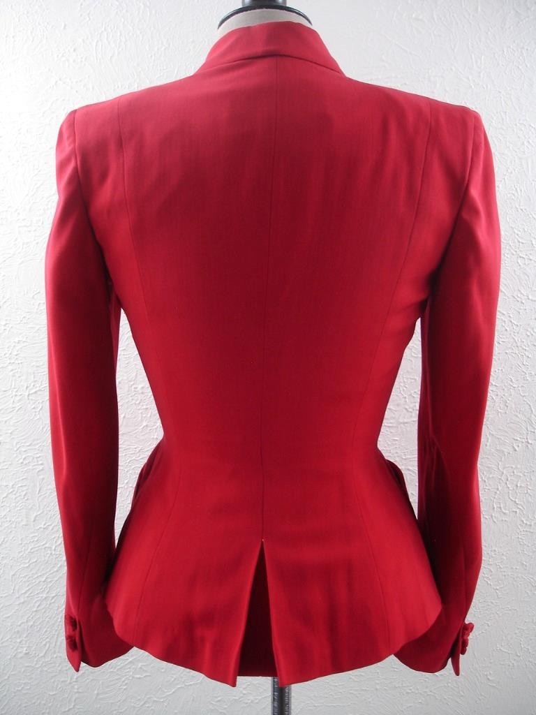 Women&rsquo;s XS S Vtg 1940s Gano-Downs Hacking Suit Jacket Blazer Riding Sport Coat