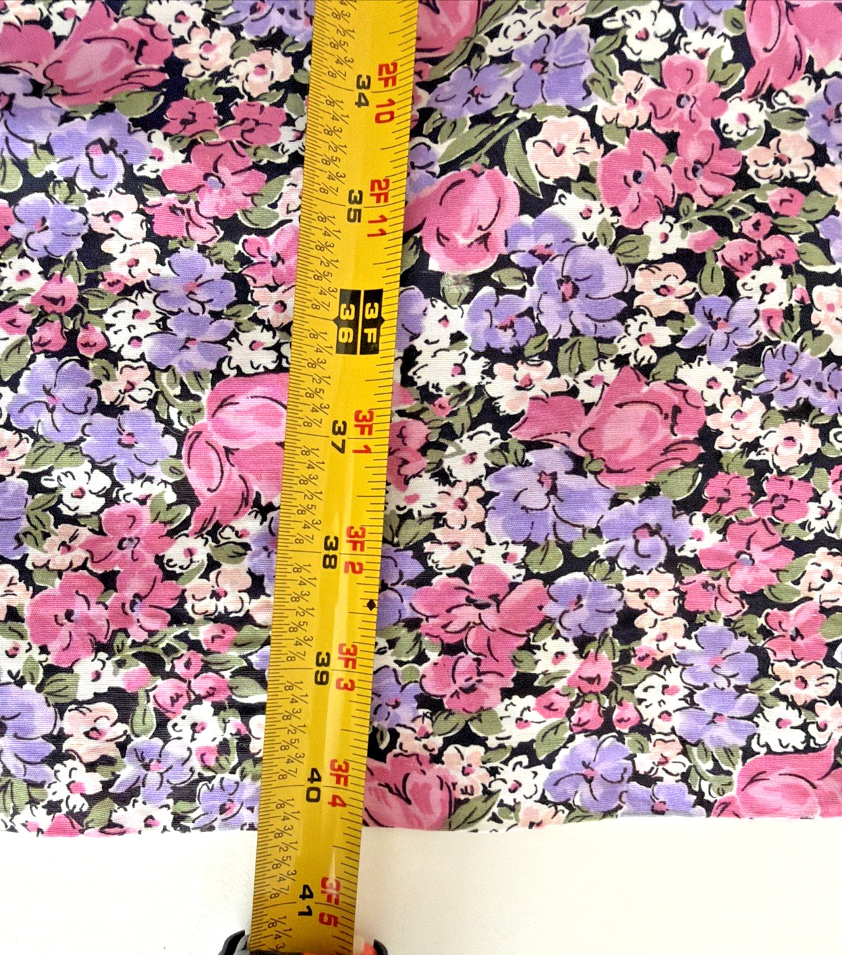 J. Jill LTD Floral Dress Women’s M Blue Pink Long Sleeve Midi Cottagecore